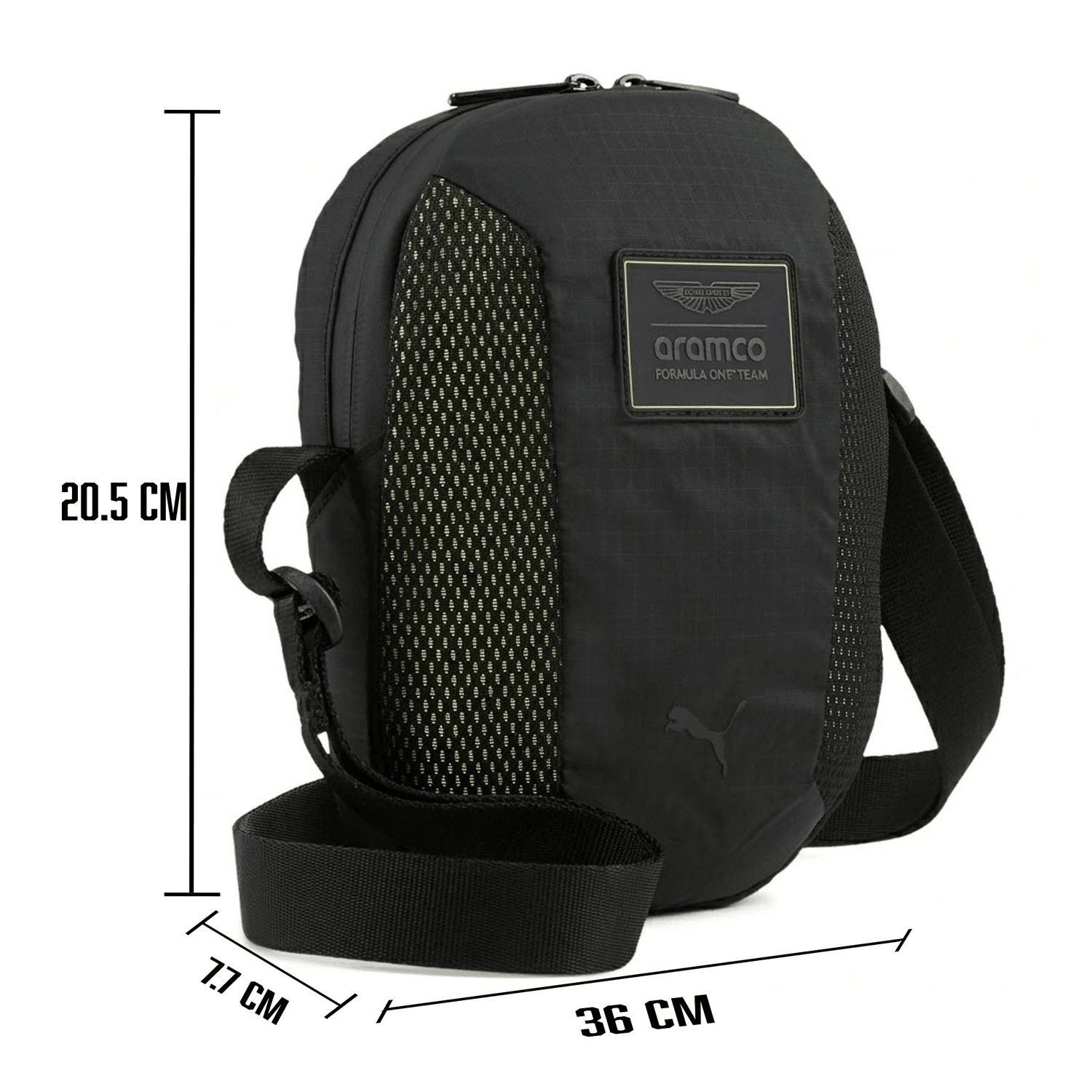Bolsa Puma Aston Martin F1 Portable Bag Hombre Negro Caballero — imagen 5
