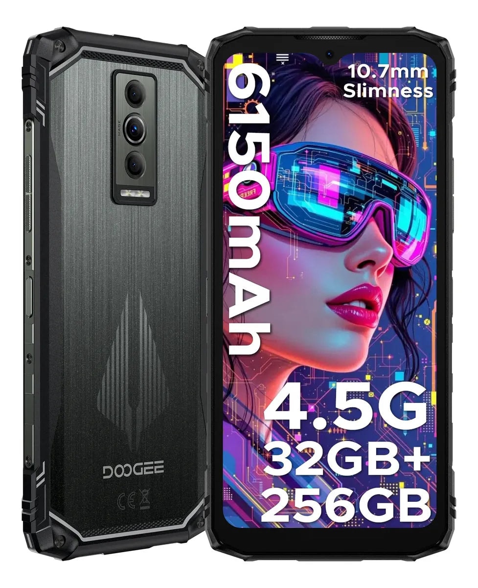 DOOGEE Blade10 Pro Energy 256GB 32GB RAM Android 15 – Celular Rugged 6150mAh 50MP Dual SIM — imagen 2