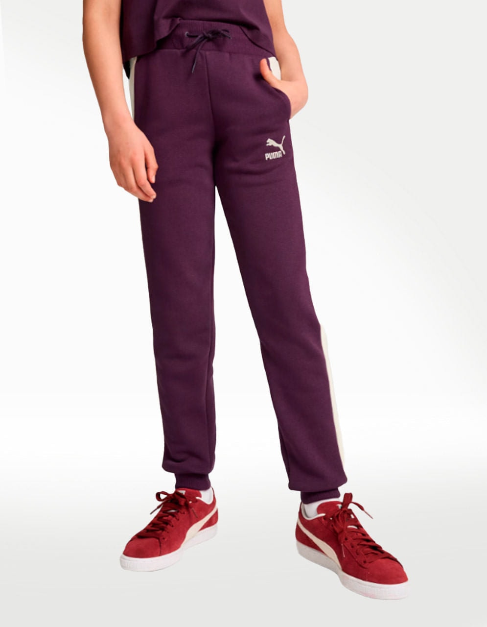 Pants Puma Classics T7 Track Morado - Niña — imagen 2