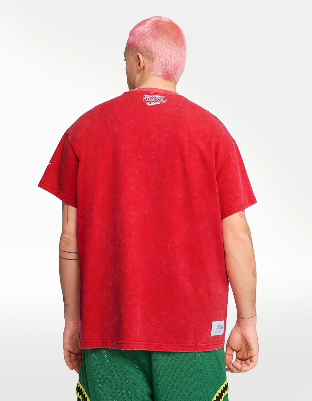 Playera Puma Hoops X TMNT I Rojo - Hombre — imagen 4