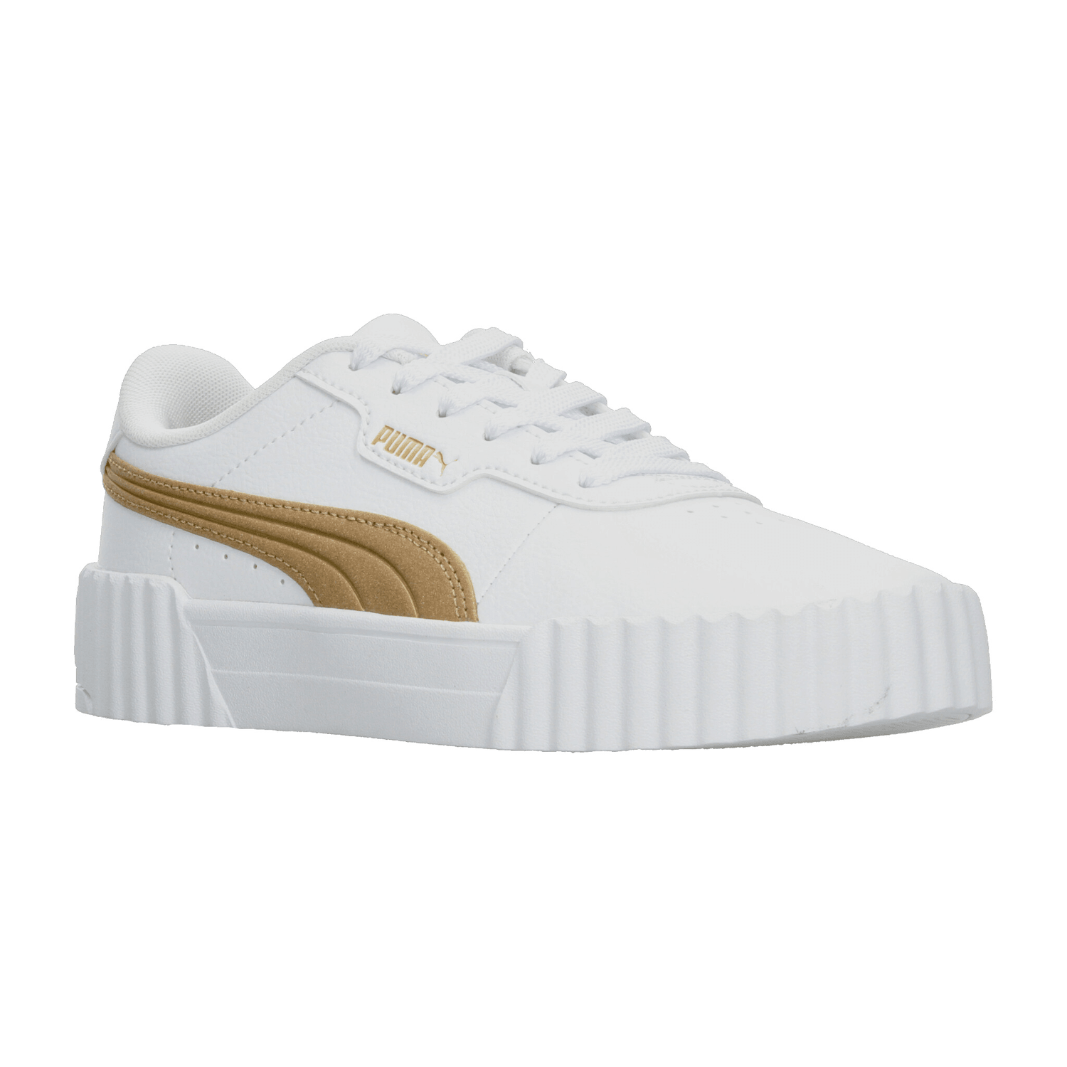 Tenis Dama Puma Carina 3.0 Aqua Metallics Blanco Casual Mujer — imagen 3