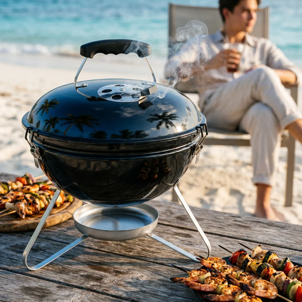 Asador de Carbón Portátil Avera 14” 35 cm — imagen 3