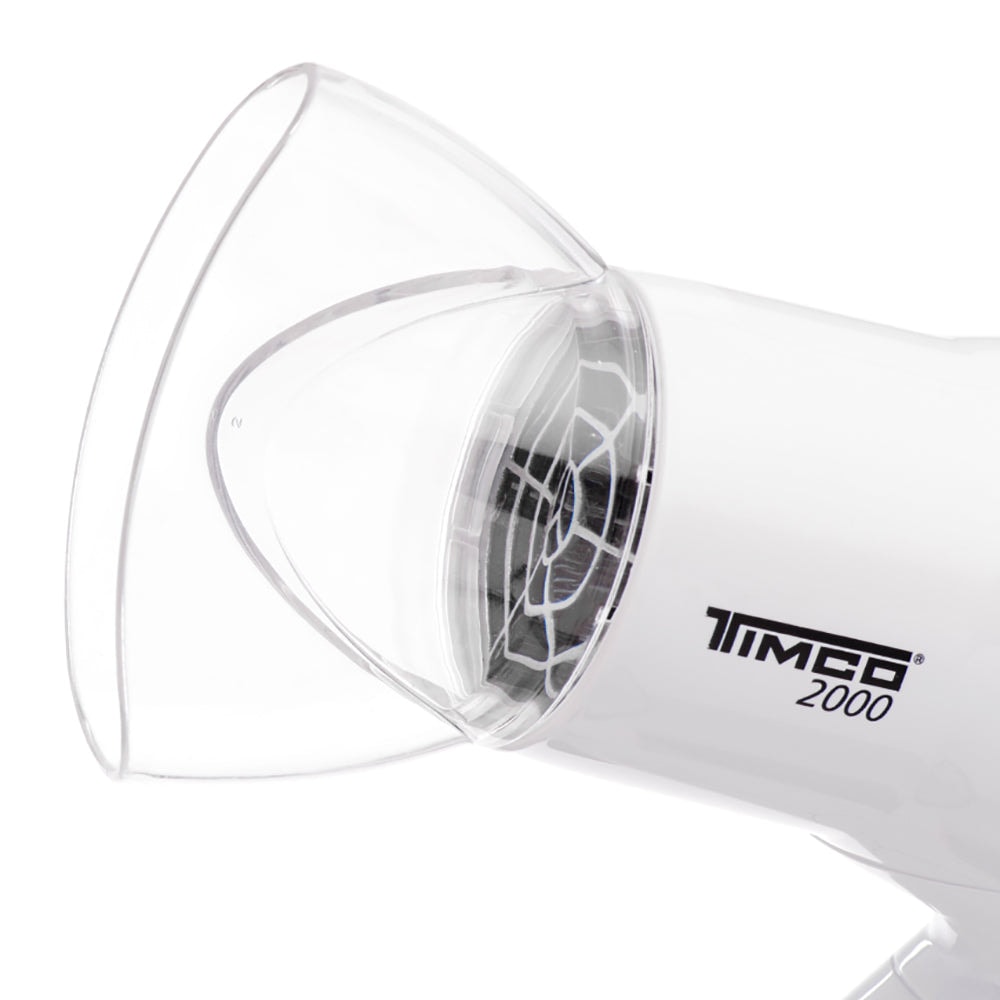 Secadora de Cabello Plegable Portatil Ideal para Viaje 1 Boquilla Timco TRA-2000 — imagen 6
