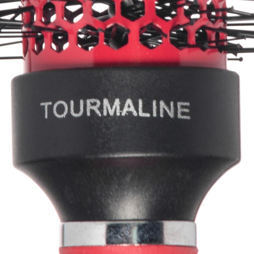 Cepillo de Cabello Térmico Redondo Ceramica Turmalina 1 1/4" Uso Profesional Timco CTR-2 — imagen 4