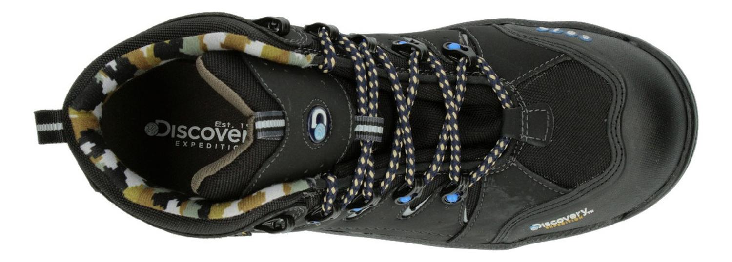Bota Hombre Discovery Negro Industrial Cintas Antiderrapante — imagen 11
