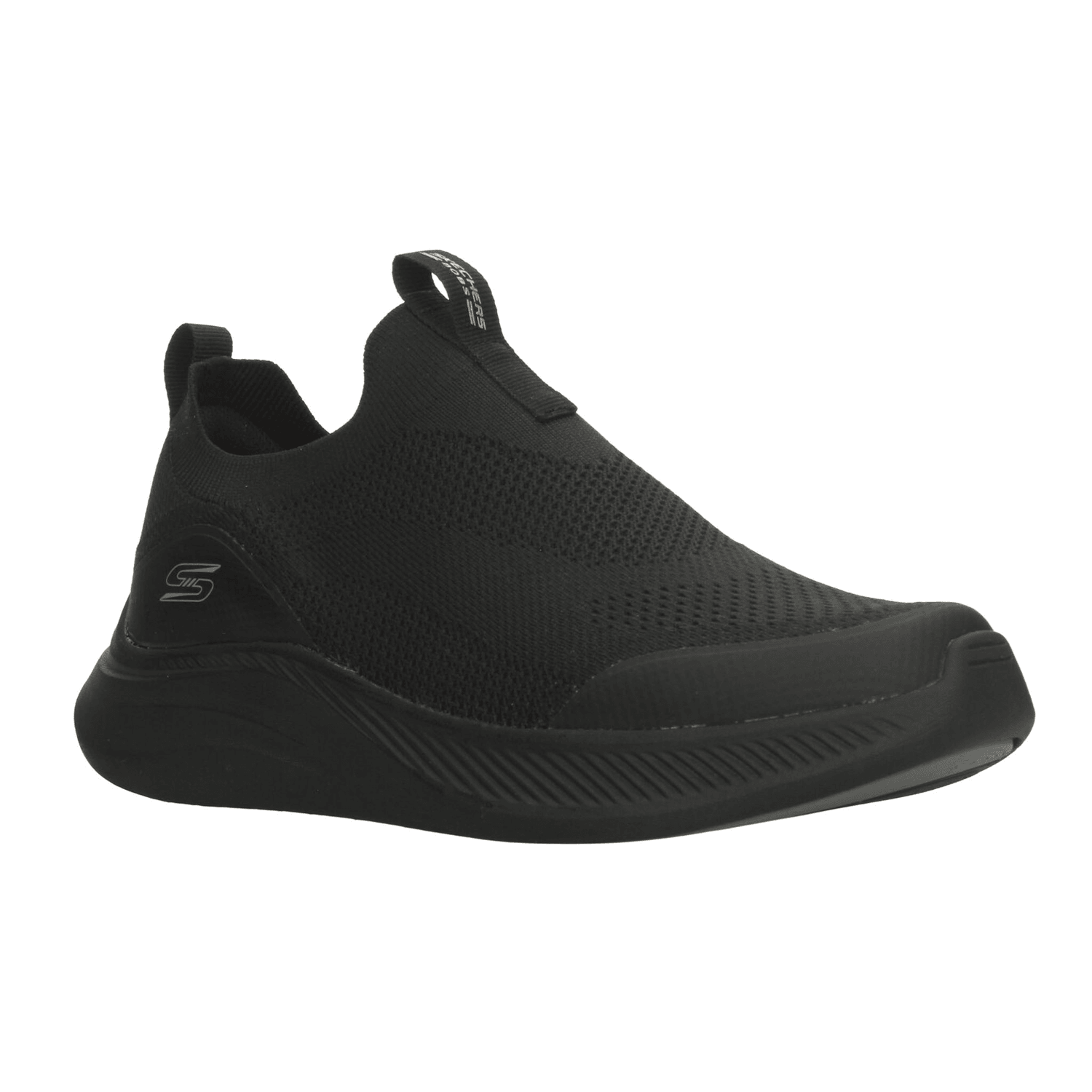 Tenis Skechers Bobs Moda Flex Hombre Deportivo Slip On Negro Caballero — imagen 2