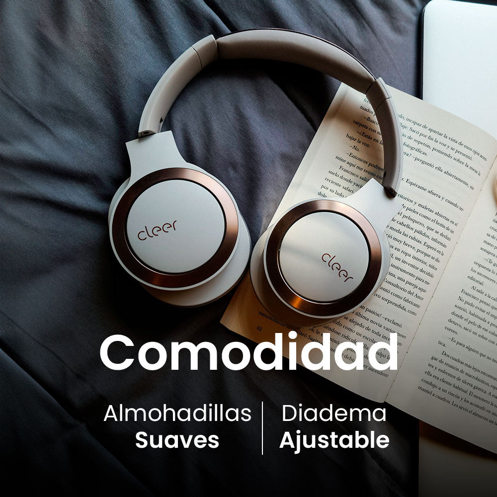 Audifonos Inalámbricos Over Ear Cleer Enduro STF ANC 60h Uso Blanco — imagen 7