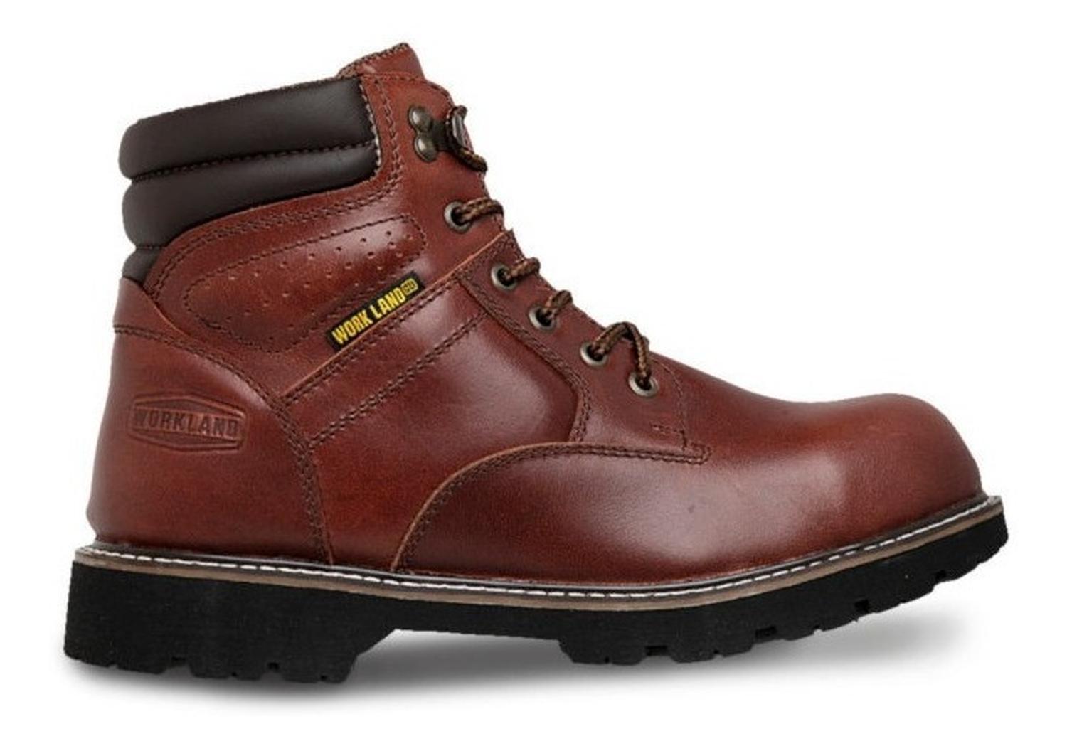 Bota Industrial Trabajo Casco Hombre Workland 71889 Café — imagen 2