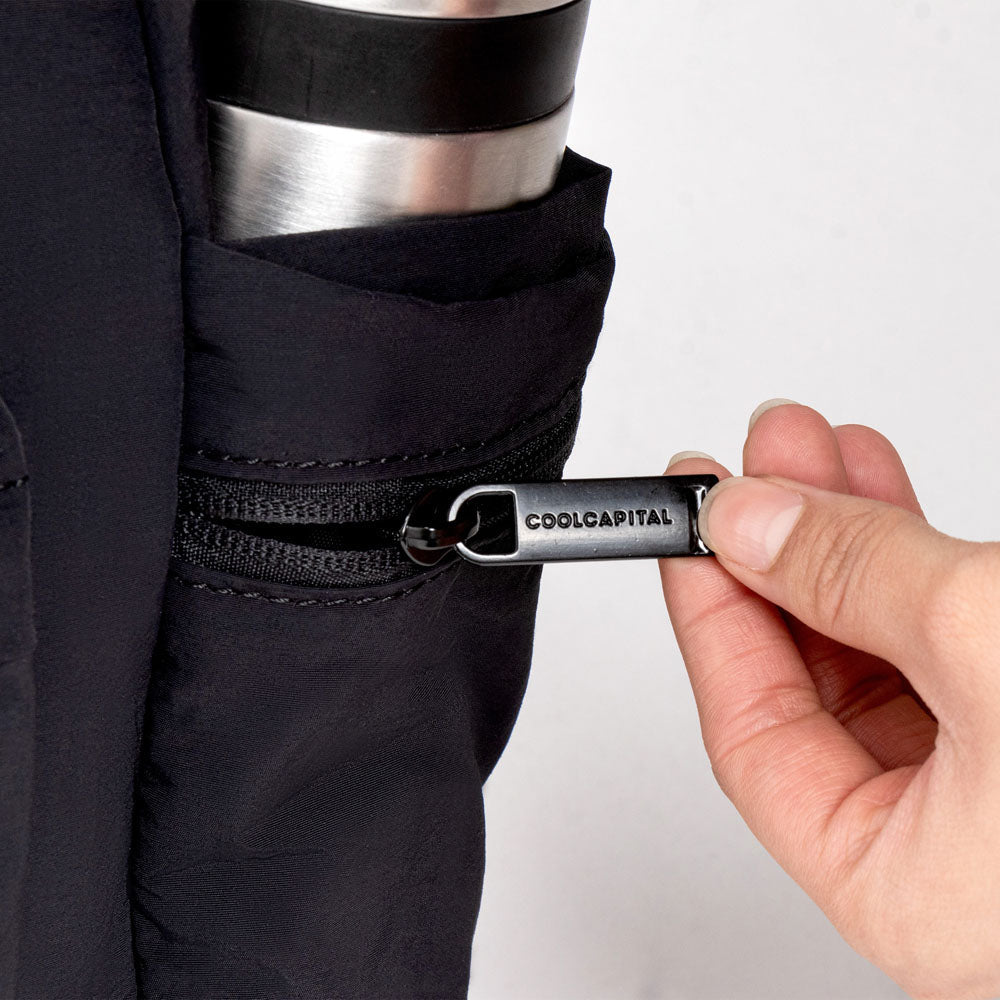 Mochila para Laptop 14" con Cangurera CoolCapital Canyon: Protección y Organización Total, Negro — imagen 4