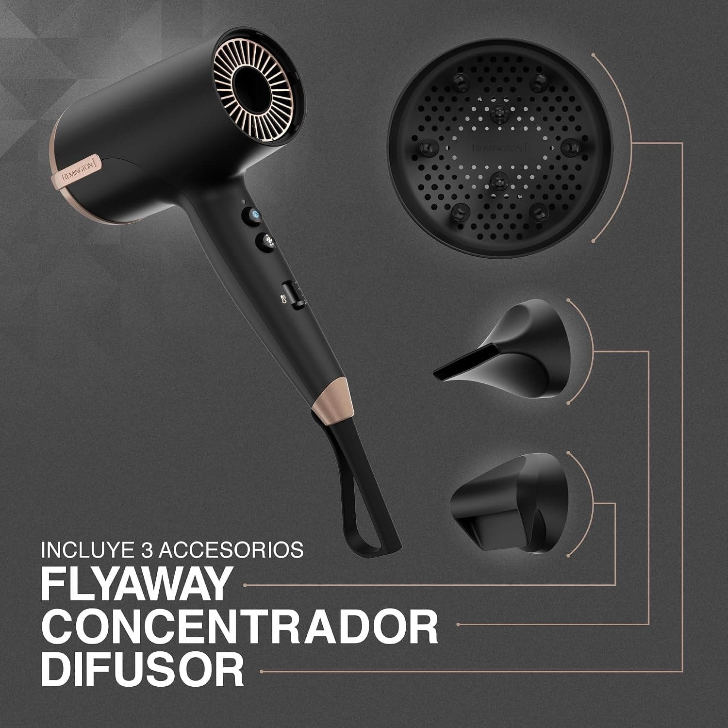 Secadora Pelo Remington D31A One Flyaway Control Pelo Suelto — imagen 7