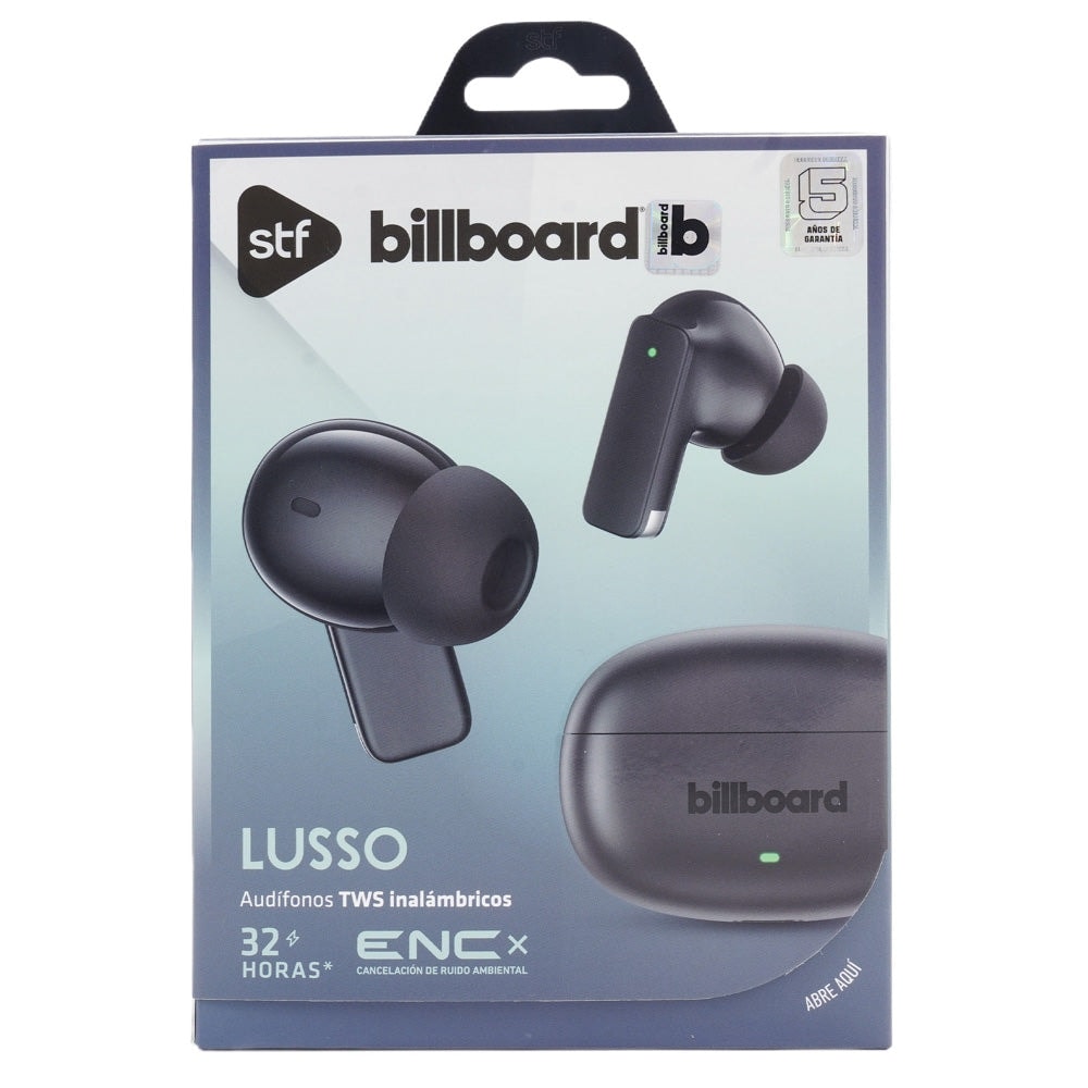 Audífonos inalámbricos TWS STF - Billboard Lusso: 32hrs Uso ENC Negro — imagen 13