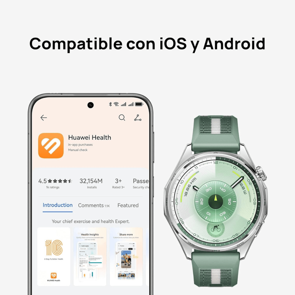 SmartWatch Huawei Watch GT 6 46mm ATM-B19 - Verde — imagen 5