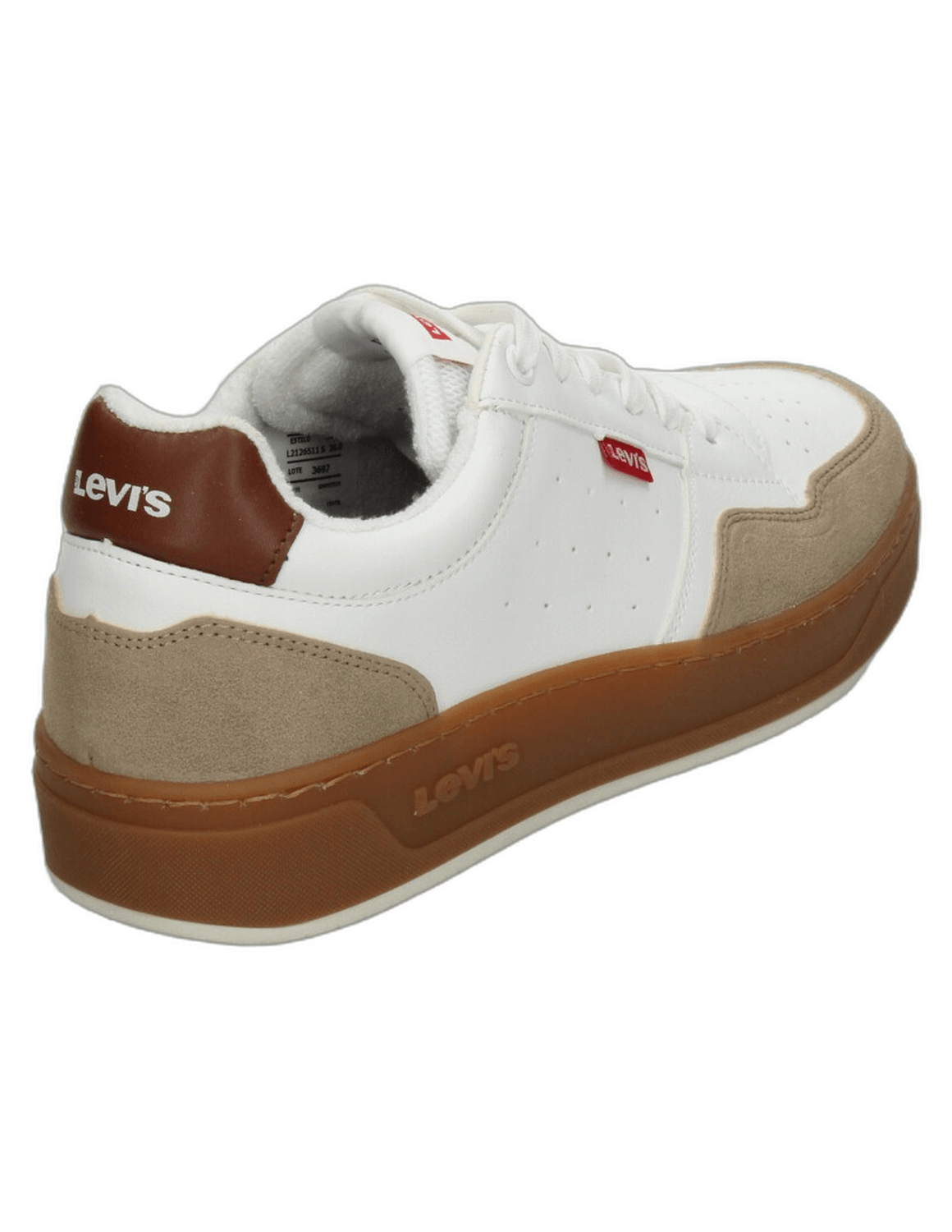 Tenis Hombre Levis Blanco Casual Caballero — imagen 4