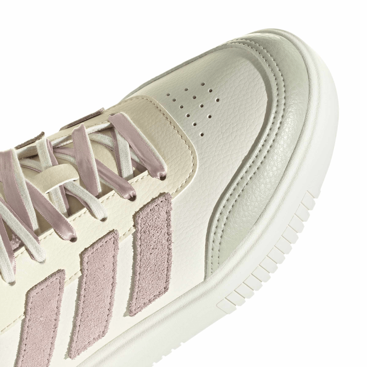 Tenis Adidas Courtblock Bold Dama Hueso Casual Mujer — imagen 6