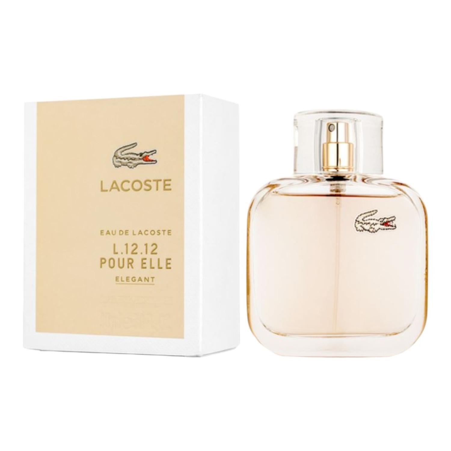 LACOSTE L.12.12 POUR ELLE ELEGANT EDT 90 ML DAMA — imagen 3