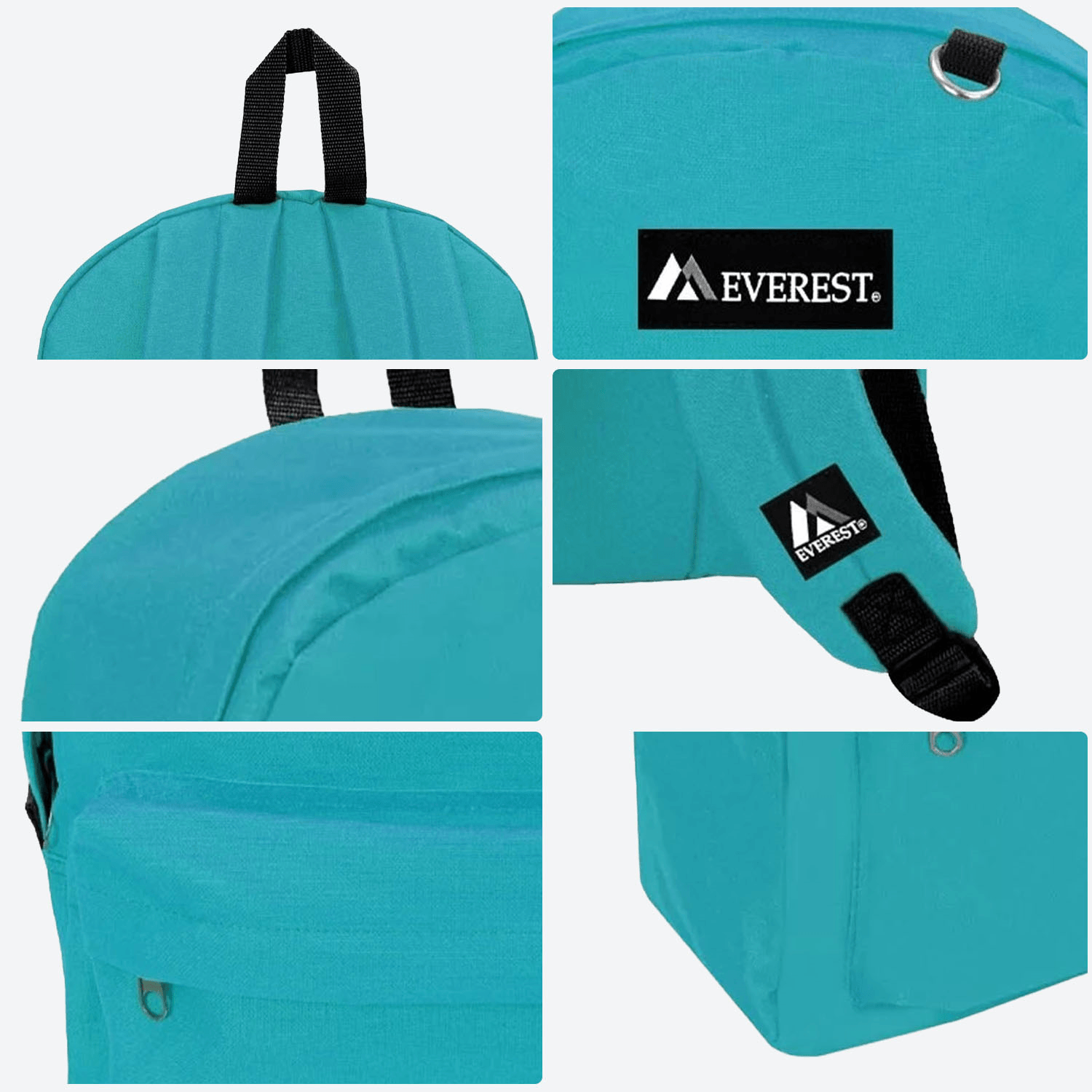 Mochila Everest Unisex Casual Turquesa Unisex — imagen 3