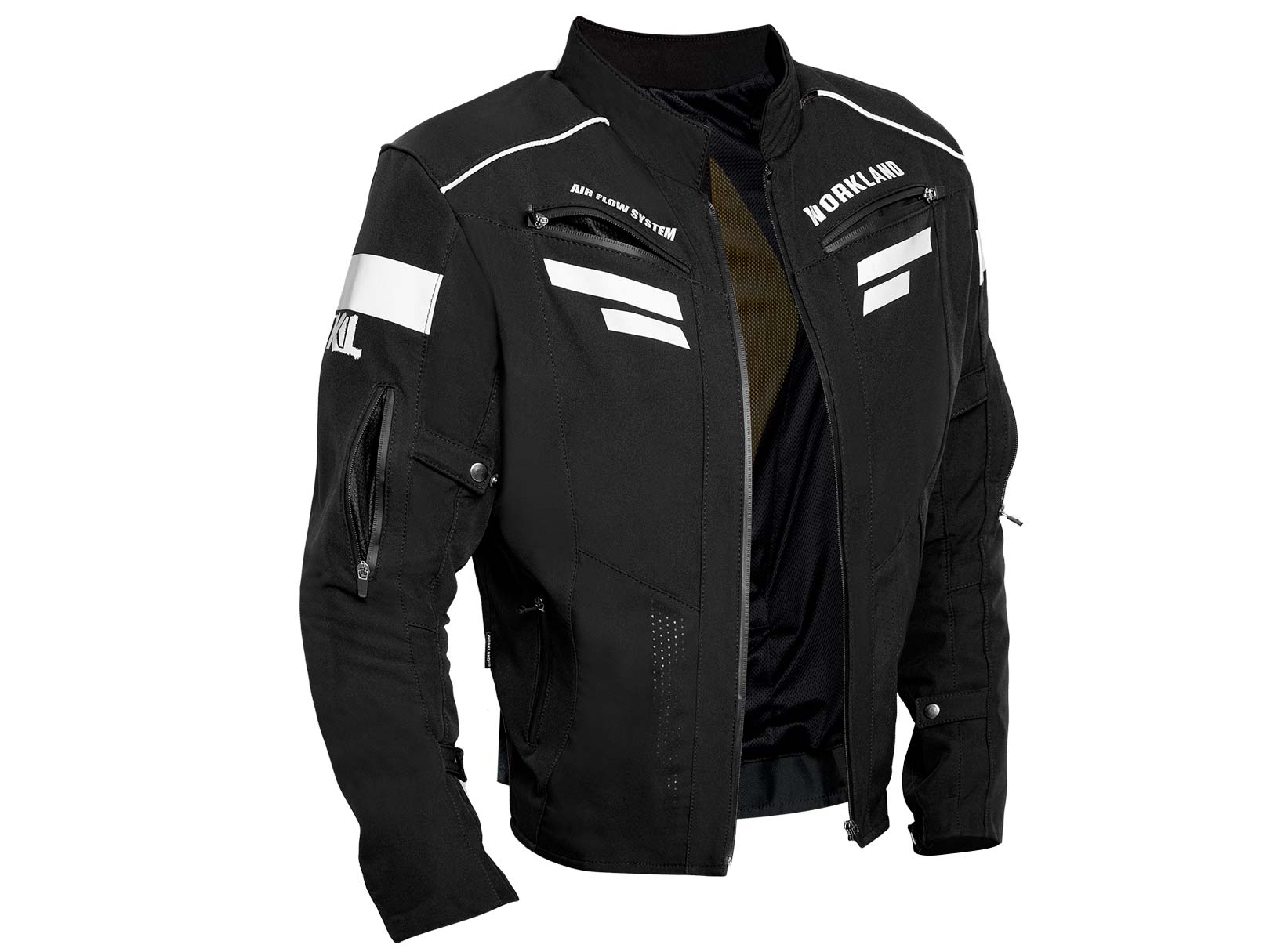 Chamarra moto hombre impermeable biker protecciones WKL NGO — imagen 13