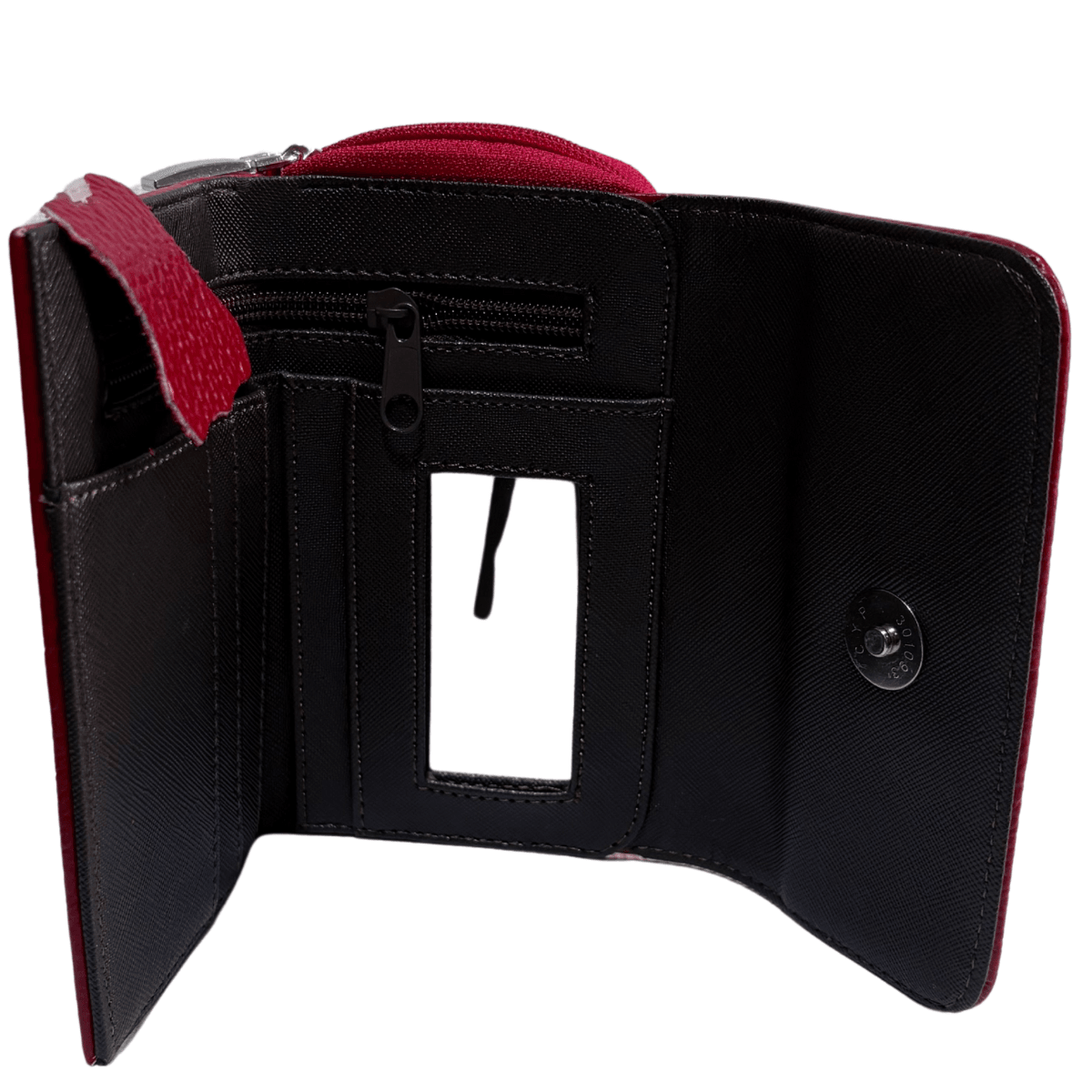 Cartera Mini Con Cierre Piel Legitima — imagen 10