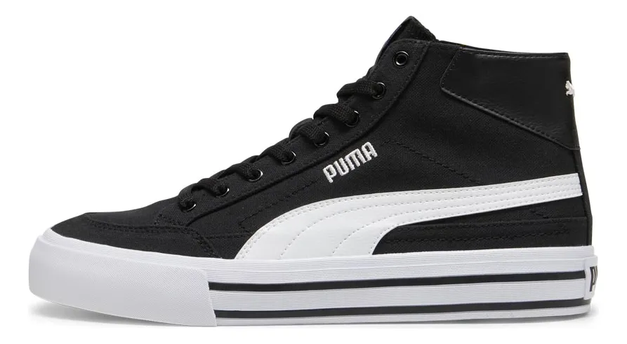 Tenis Puma Caballero Casual Court Classic Vulc Mid 1140071 — imagen 18