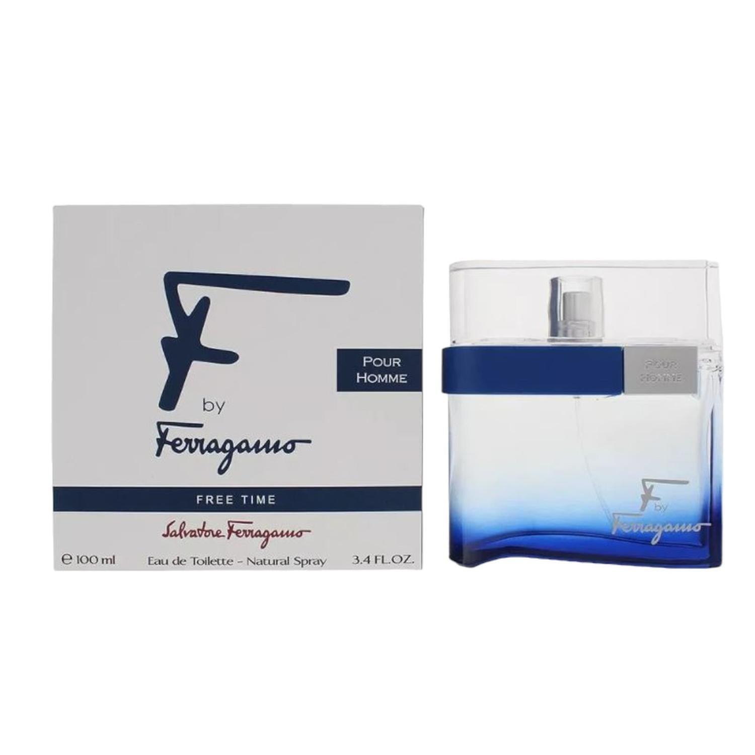 SALVATORE FERRAGAMO F FREE TIME POUR HOMME EDT 100 ML — imagen 3