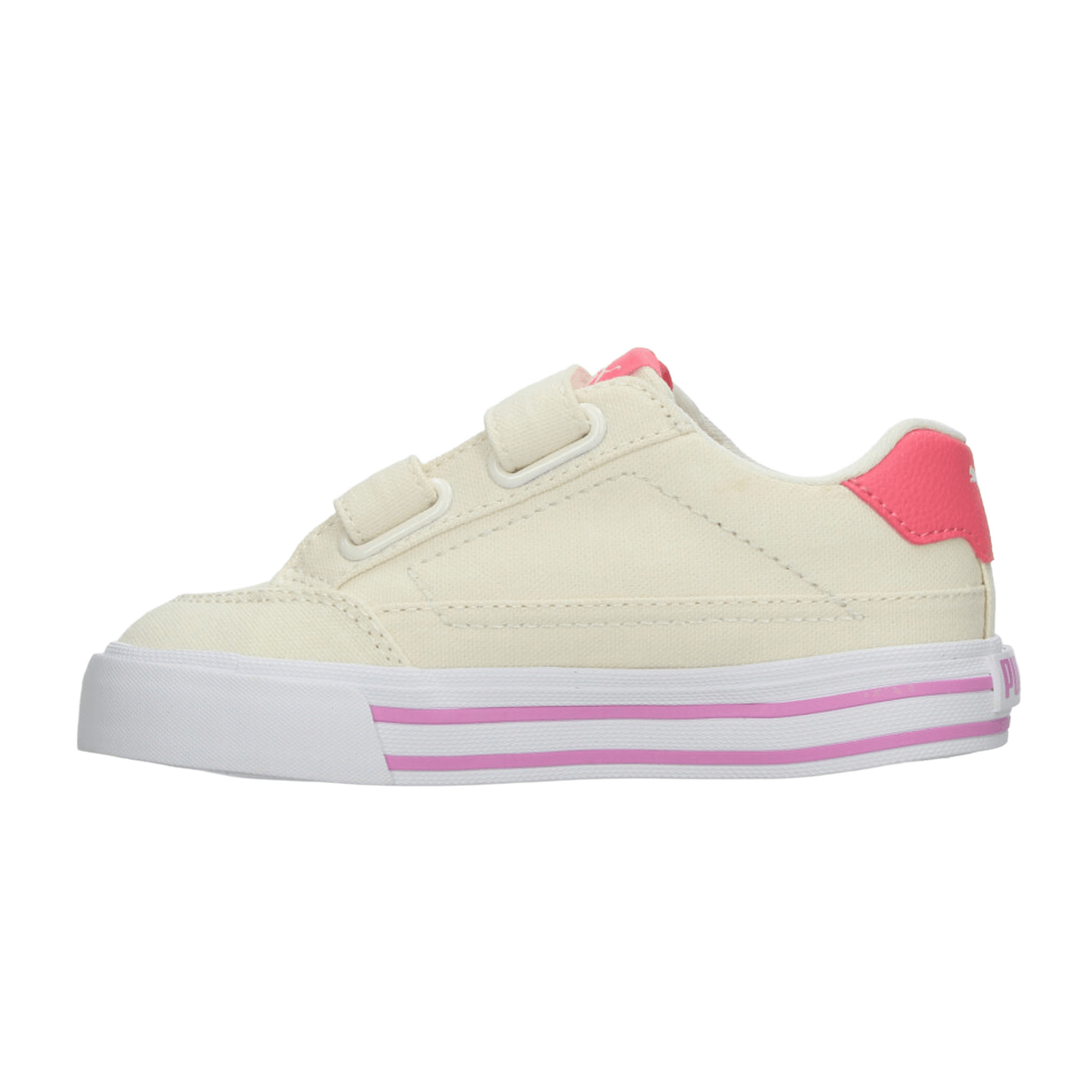 Tenis Puma Court Classic Niña Off White Casual Infantil T16-22 — imagen 6