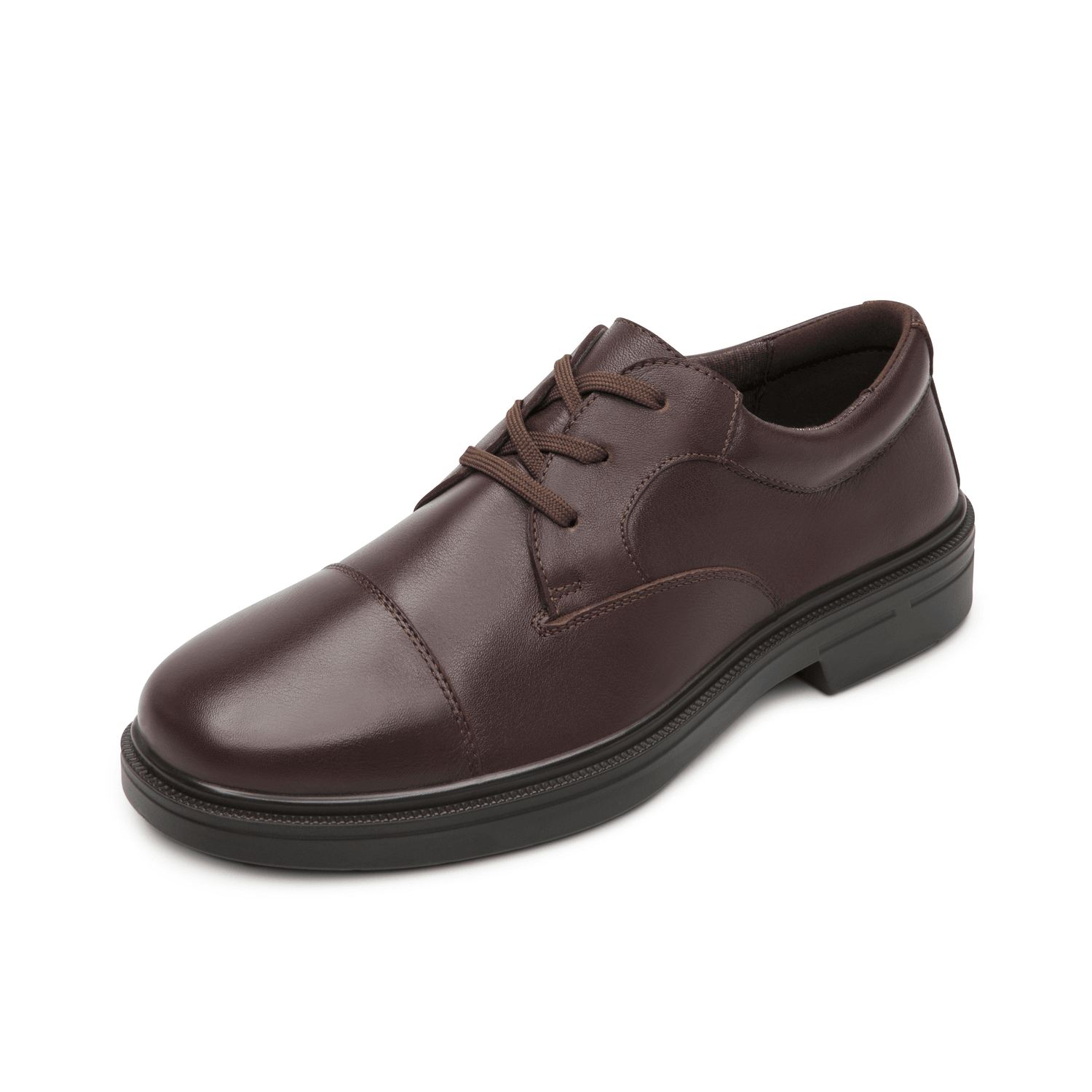 Zapato Flexi Hombre Casual Formal Confort Café Caballero — imagen 3