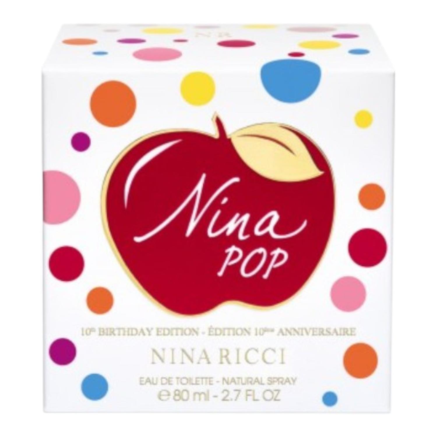 NINA RICCI NINA POP 10TH BIRTHDAY EDITION EDT 80 ML — imagen 2