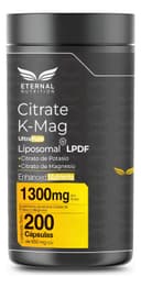 Ultra Pure: Citrato de Magnesio y Citrato de Potasio, Electrolitos + Función Muscular, 200 Cápsulas