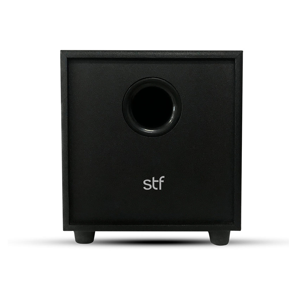 Barra de sonido bocina STF Alud Pro: 2.1 subwoofer, alámbrico, 35W, audio óptico — imagen 6
