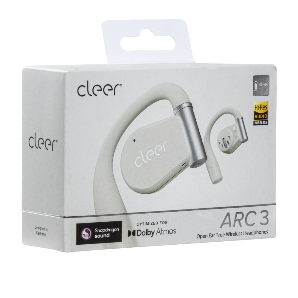 Audifonos Cleer ARC 3 Open-Ear: Sonido Hi-Res, Dolby Atmos, 50h Batería, IPX7 gris — imagen 6