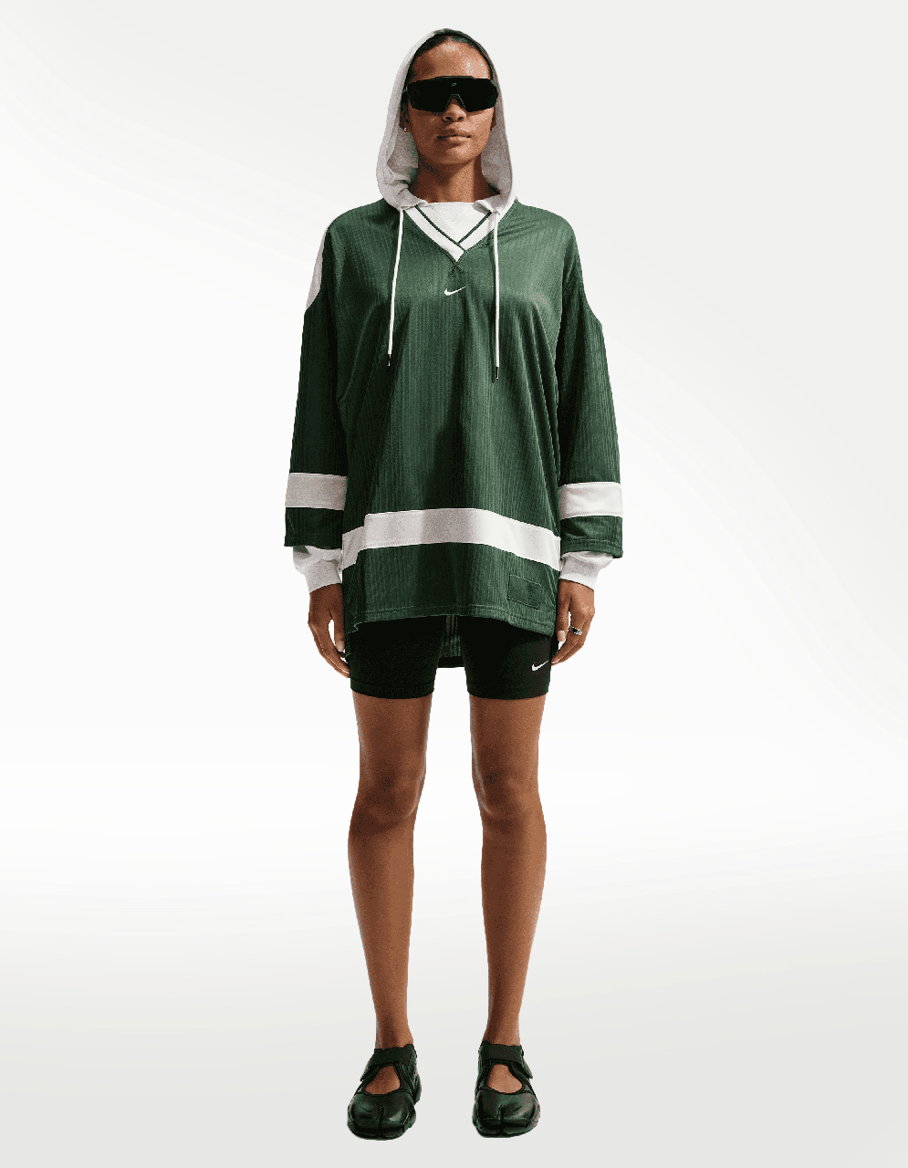 Playera Nike W NSW Jersey Tunic Mod Multicolor - Mujer — imagen 6