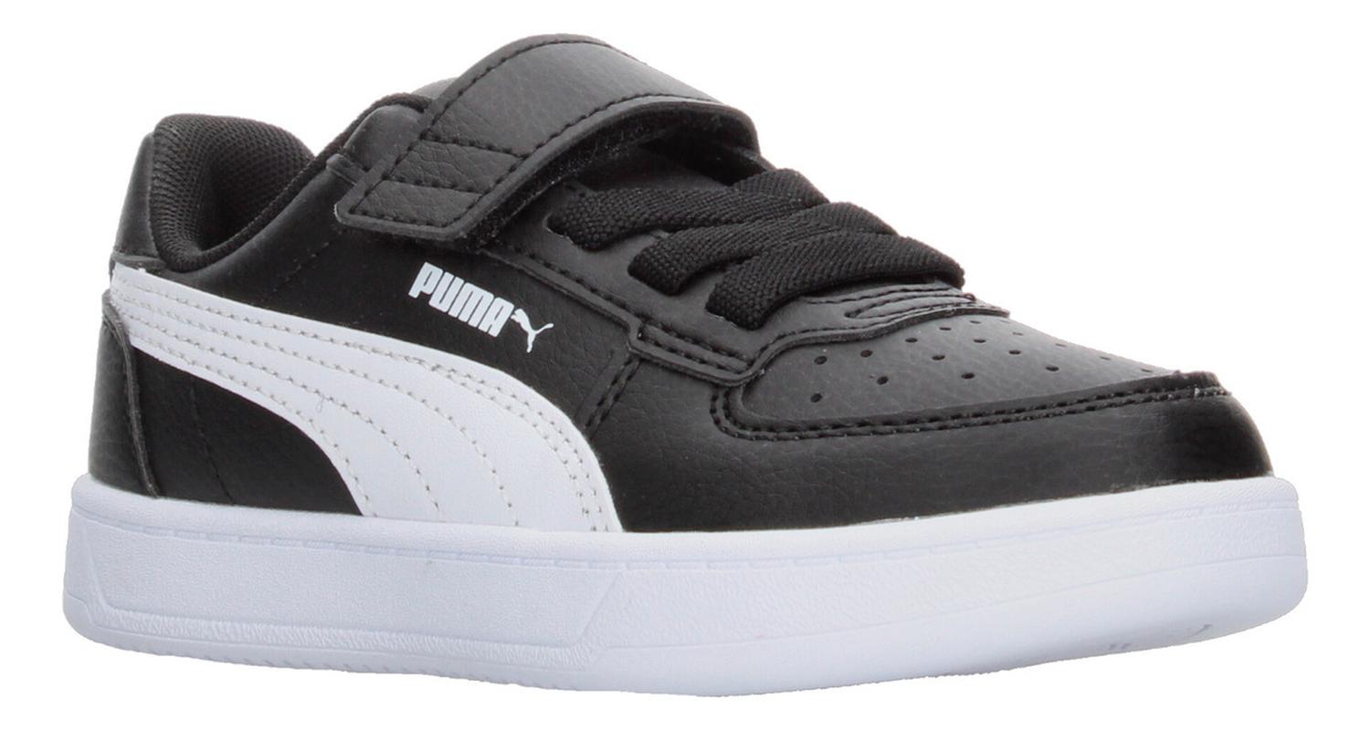 Tenis Niño Puma Rickie Caven 2.0 Ac Ps Negro Sneakers Original Casual Ligero Cintas Ajustable — imagen 3