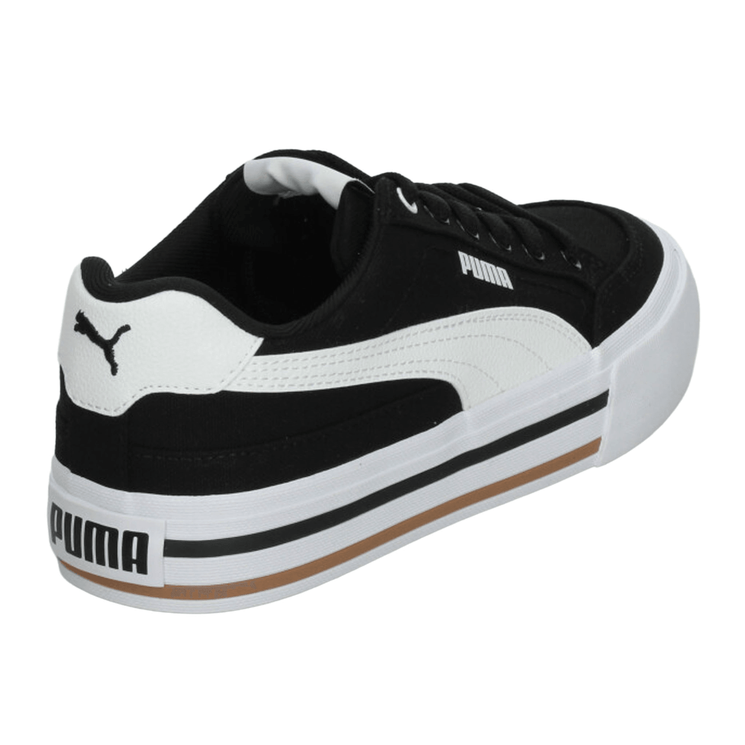 Tenis Puma Court Classic Dama Casual Negro Mujer — imagen 3