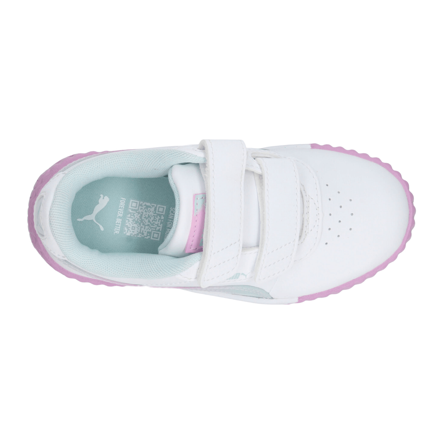 Tenis Niña Puma Carina 3.0 Blanco Casual Escolar Infantil T16-22 — imagen 9