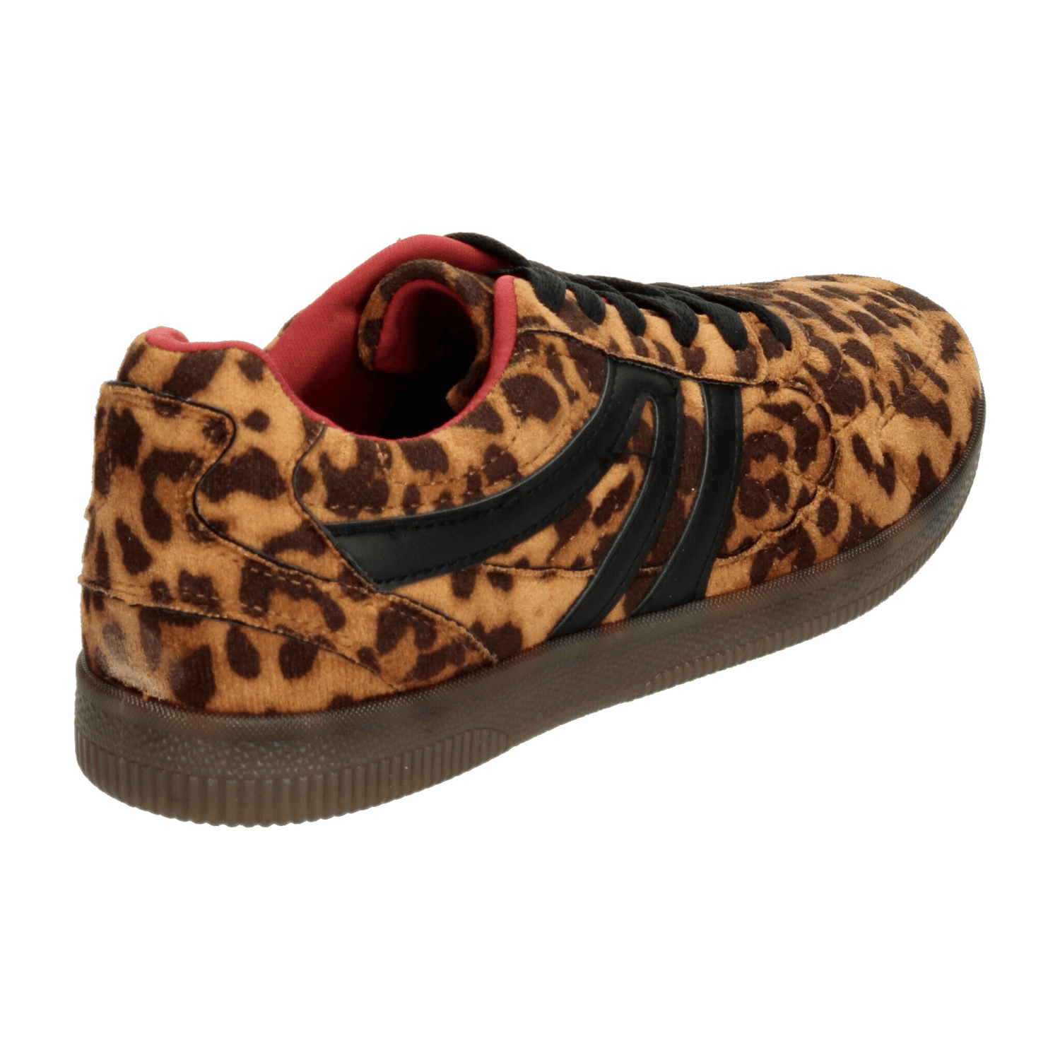 Tenis Efe Dama Animal Print Casual Cintas Cómodo Café Mujer — imagen 3