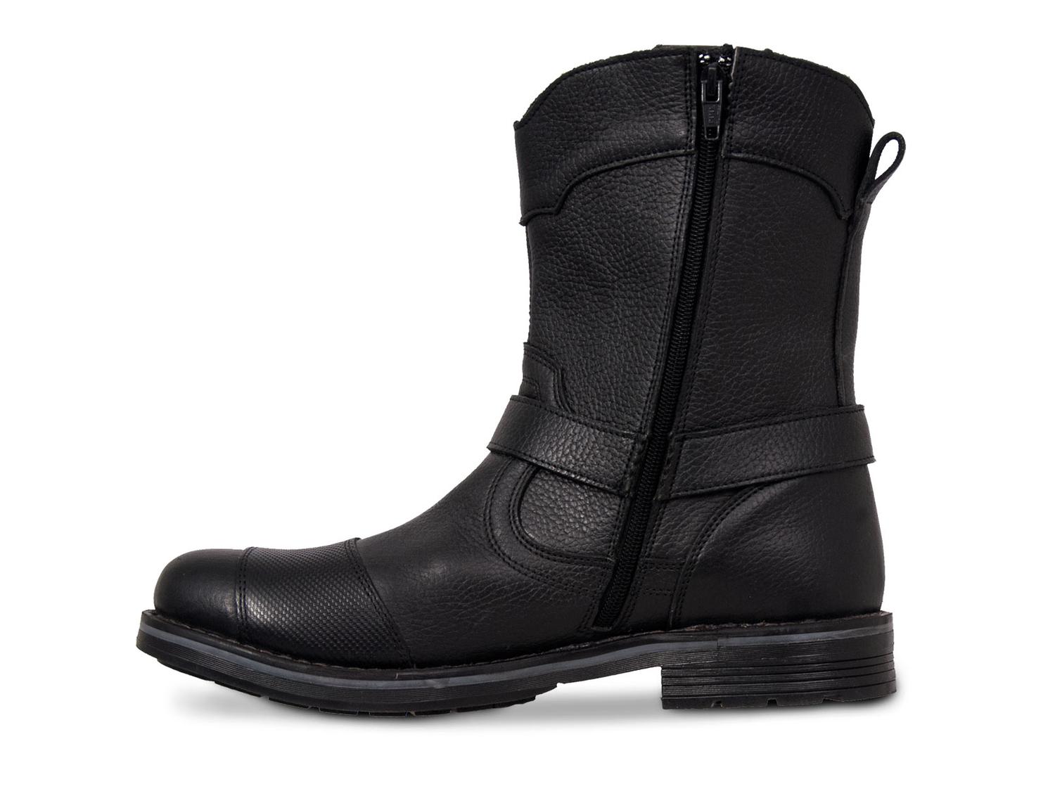 Bota Hombre Moto Biker Casual Workland 89504 Negro Flother — imagen 5