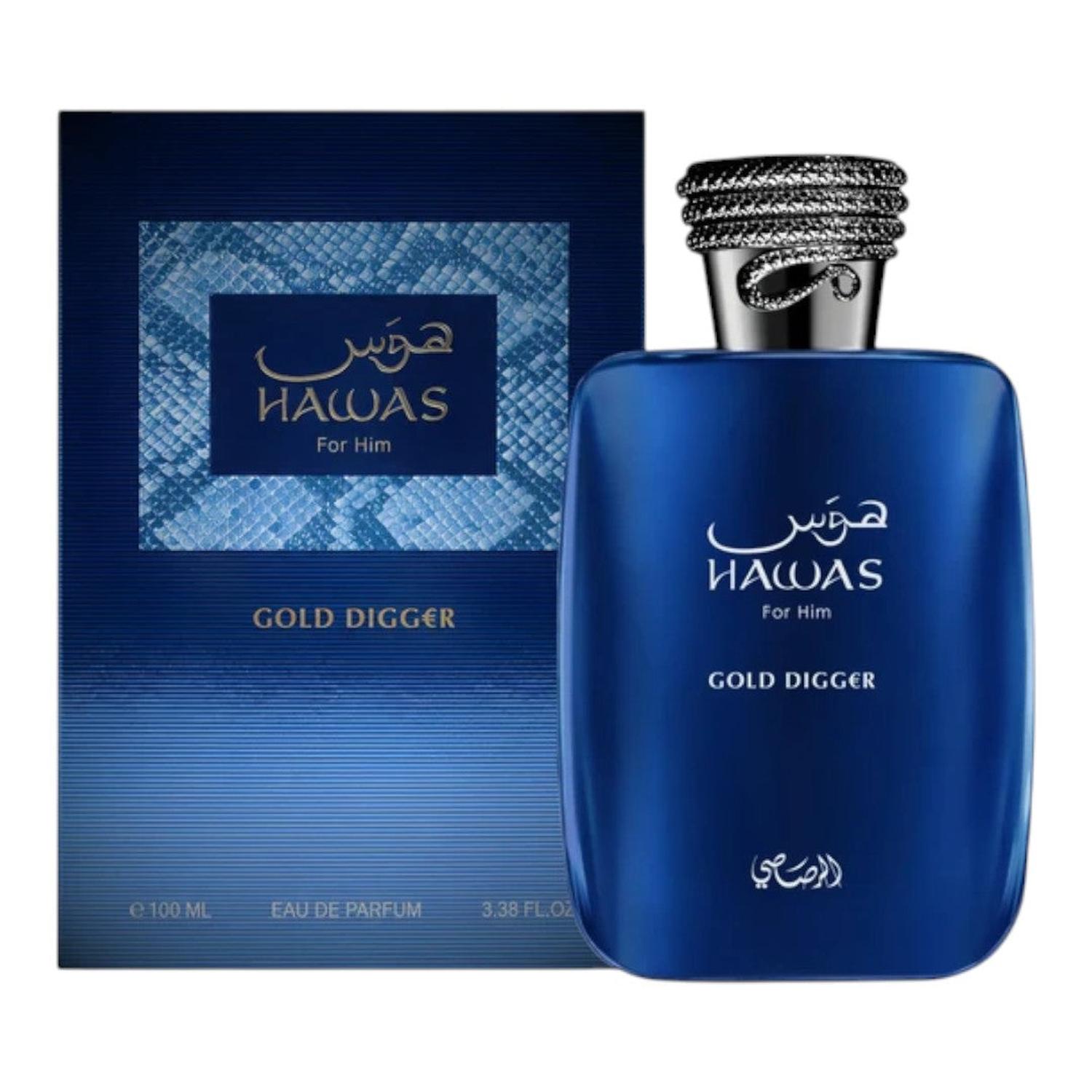RASASI HAWAS GOLD DIGGER FOR HIM EDP 100 ML — imagen 3