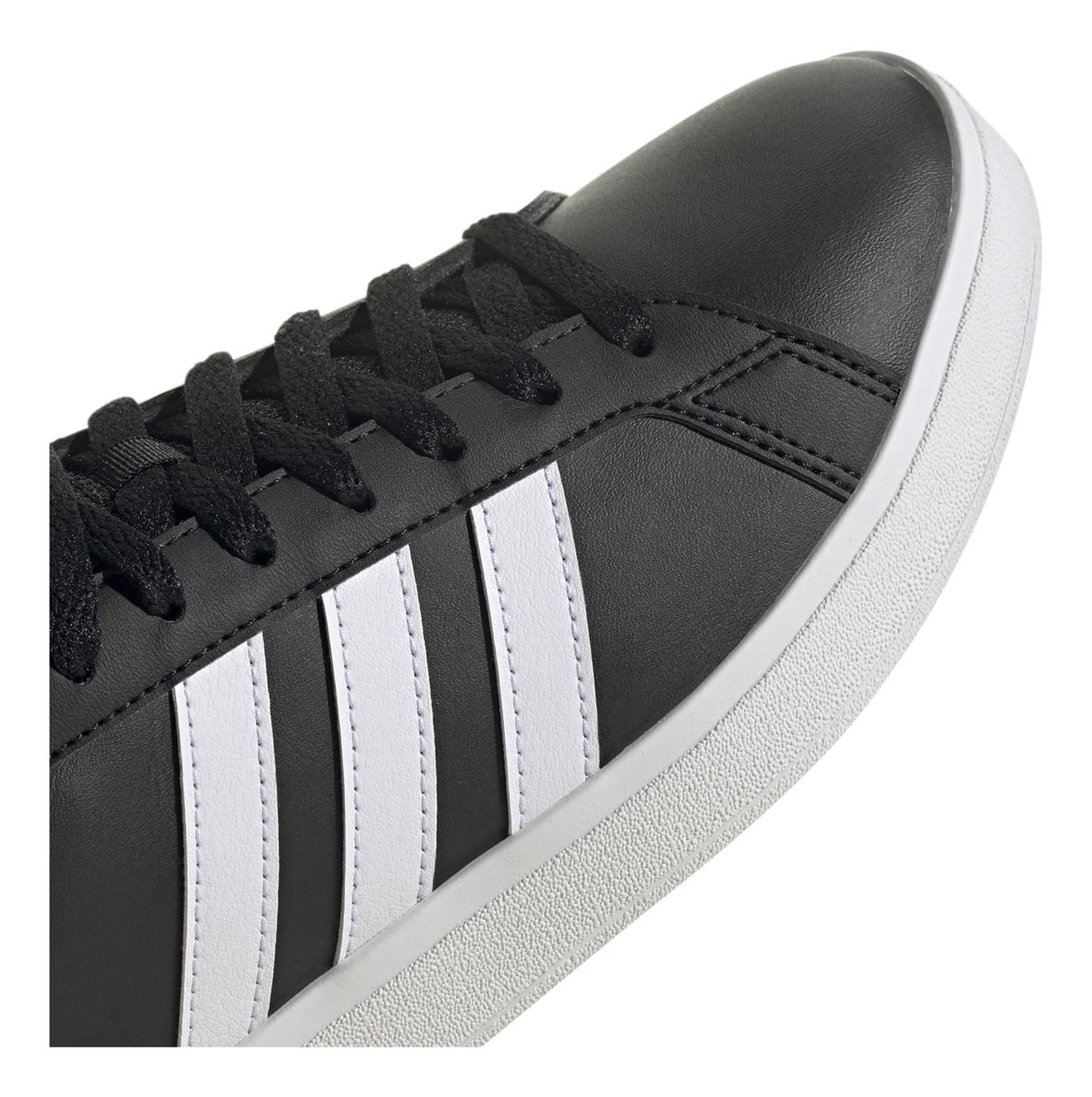 Tenis adidas Grand Court Dama Casual Negro Con Blanco Mujer — imagen 7