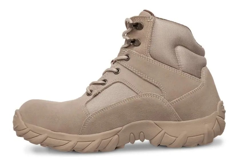 Bota Hombre Militar Corta Botín Táctica Workland 76223 Arena — imagen 8
