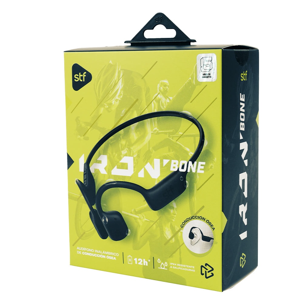 Audífonos inalámbricos Open Ear STF Iron Bone 12hrs Uso, Protección IPX4 — imagen 8
