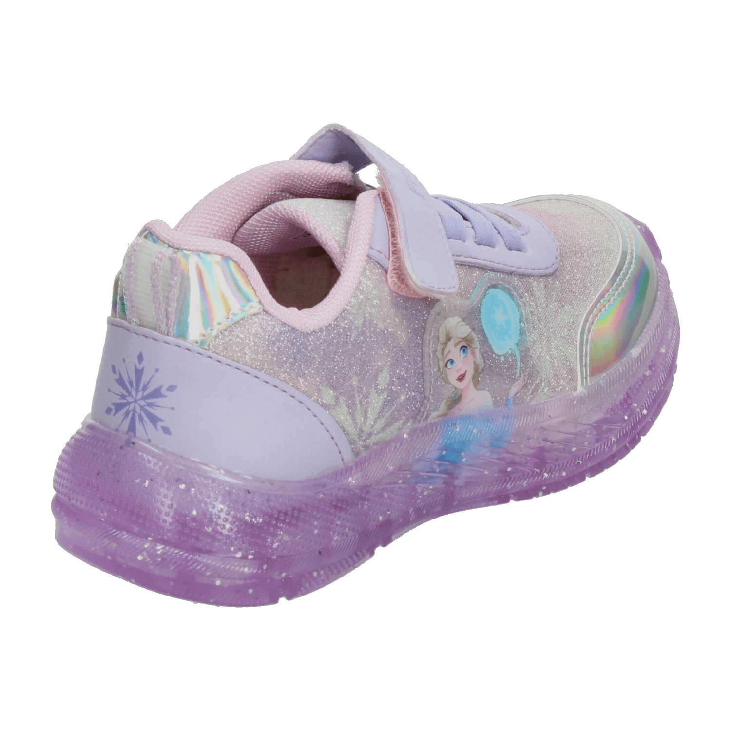 Tenis Niña Disney Elsa Frozen Lila Luz Led Infantil T18-22 — imagen 4