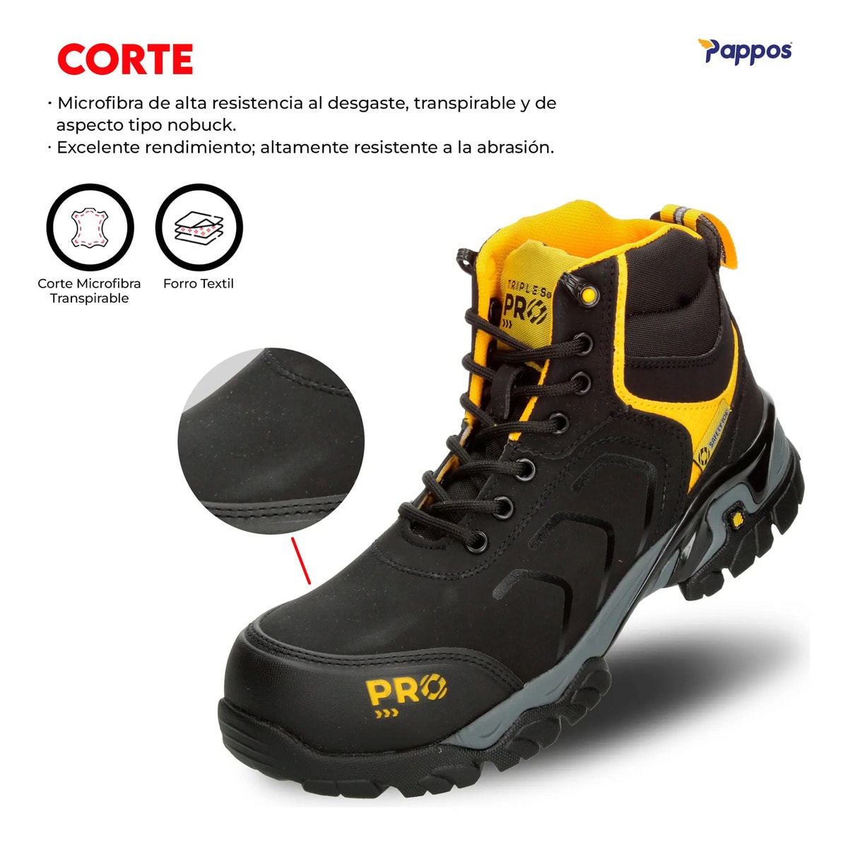Bota Industrial Triples Pro Hombre Industrial Casquillo Negro Caballero — imagen 11