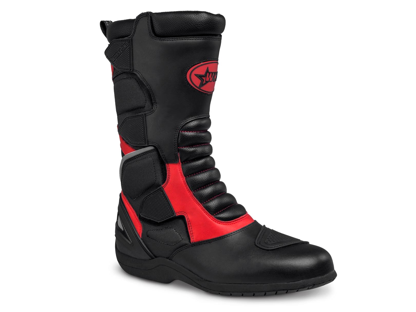 Botas Biker Hombre Doble proposito Moto Workland 009 Rojo — imagen 7