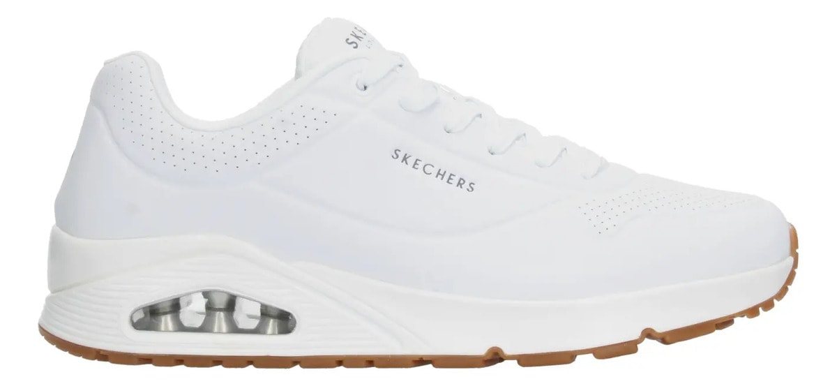 Tenis Skechers Hombre Casual Blanco Caballero — imagen 11