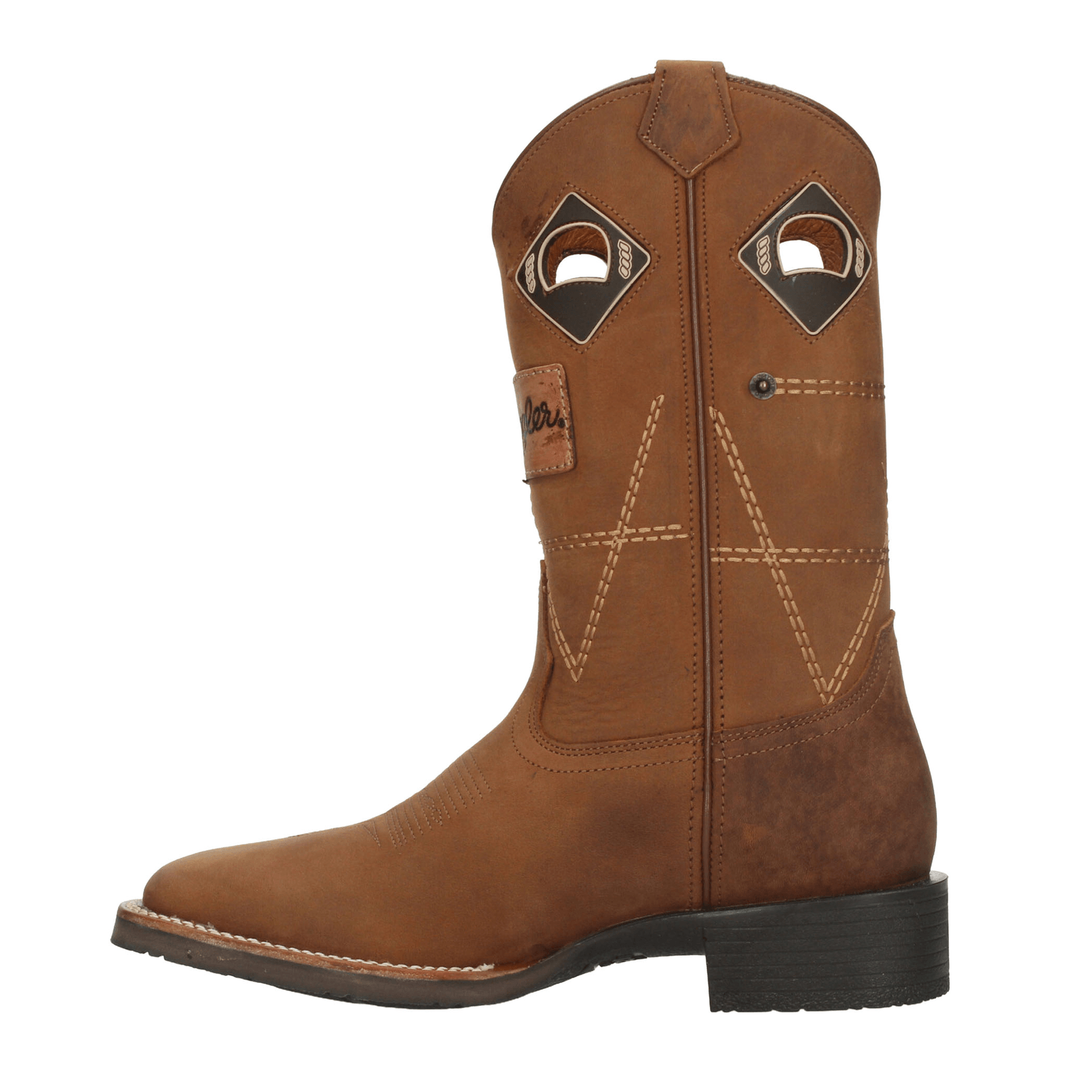 Bota Wrangler Vaquero Hombre Café Cierre Casual Caballero — imagen 6