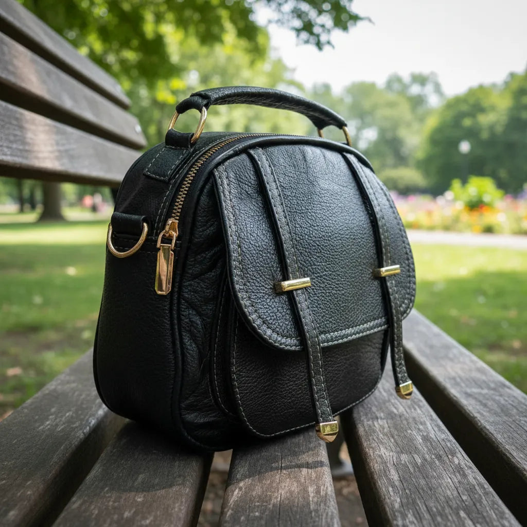 Bolsa Crossbody Mochila Para Mujer Jf66 Piel Legitima Original — imagen 12