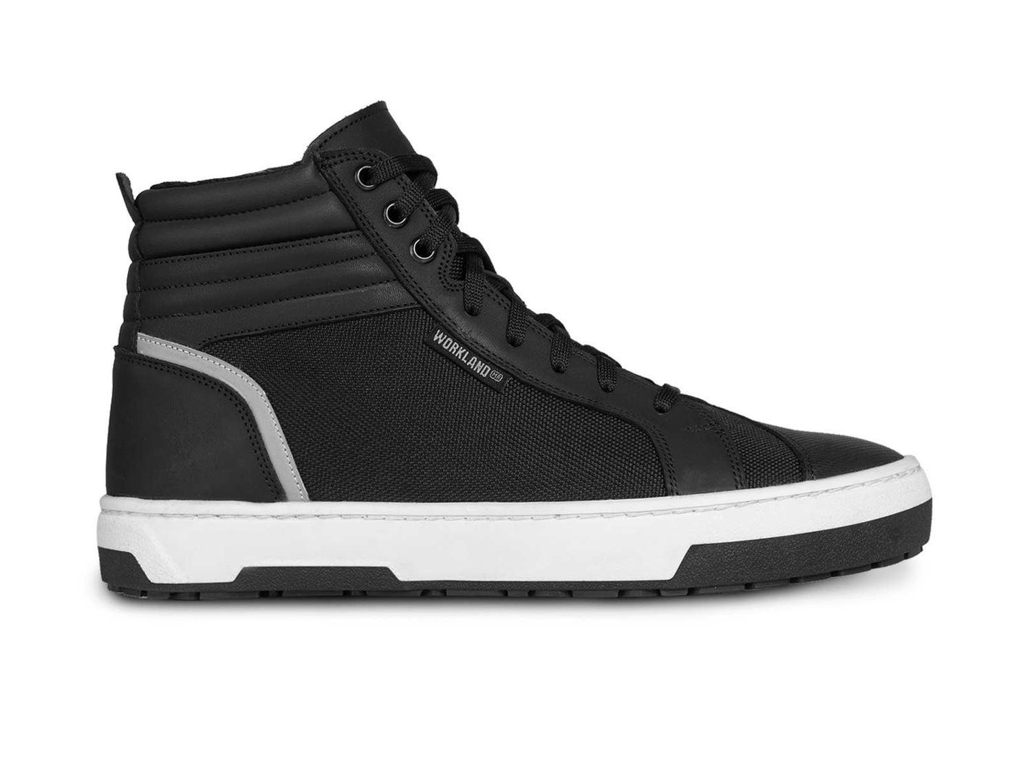 Botin tenis hombre motociclista biker bota WKL 80201 Negro — imagen 4