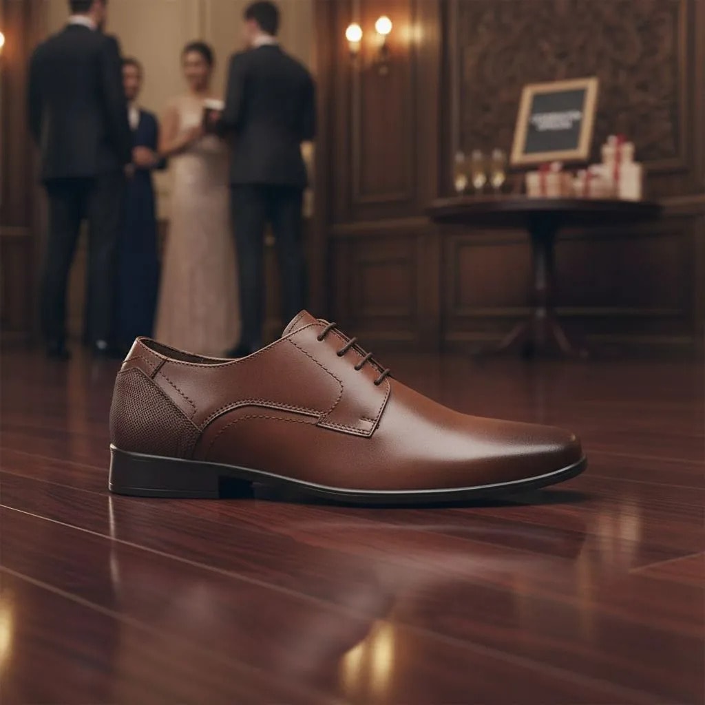 Zapato Choppard Caballero Derby De Piel 1179284 — imagen 7