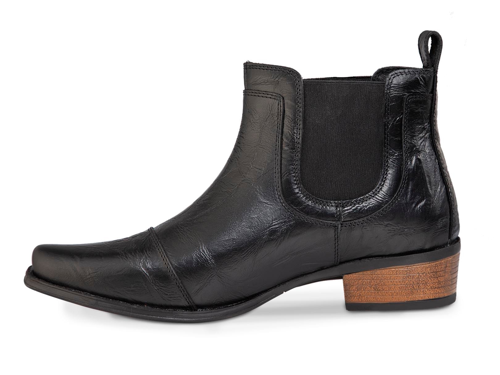 Bota vaquera hombre botín caballero Urban Cowboy 40706 negro — imagen 9