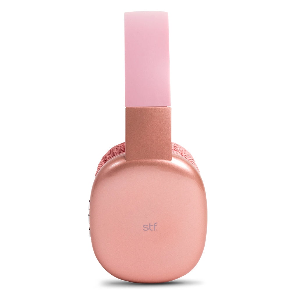 Audífonos inalámbricos On Ear STF Aurum 10hrs Uso Rosa — imagen 8